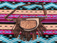 Load image into Gallery viewer, Festival Cowhide Bum Bag with Fringe