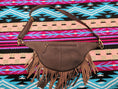 Load image into Gallery viewer, Festival Cowhide Bum Bag with Fringe