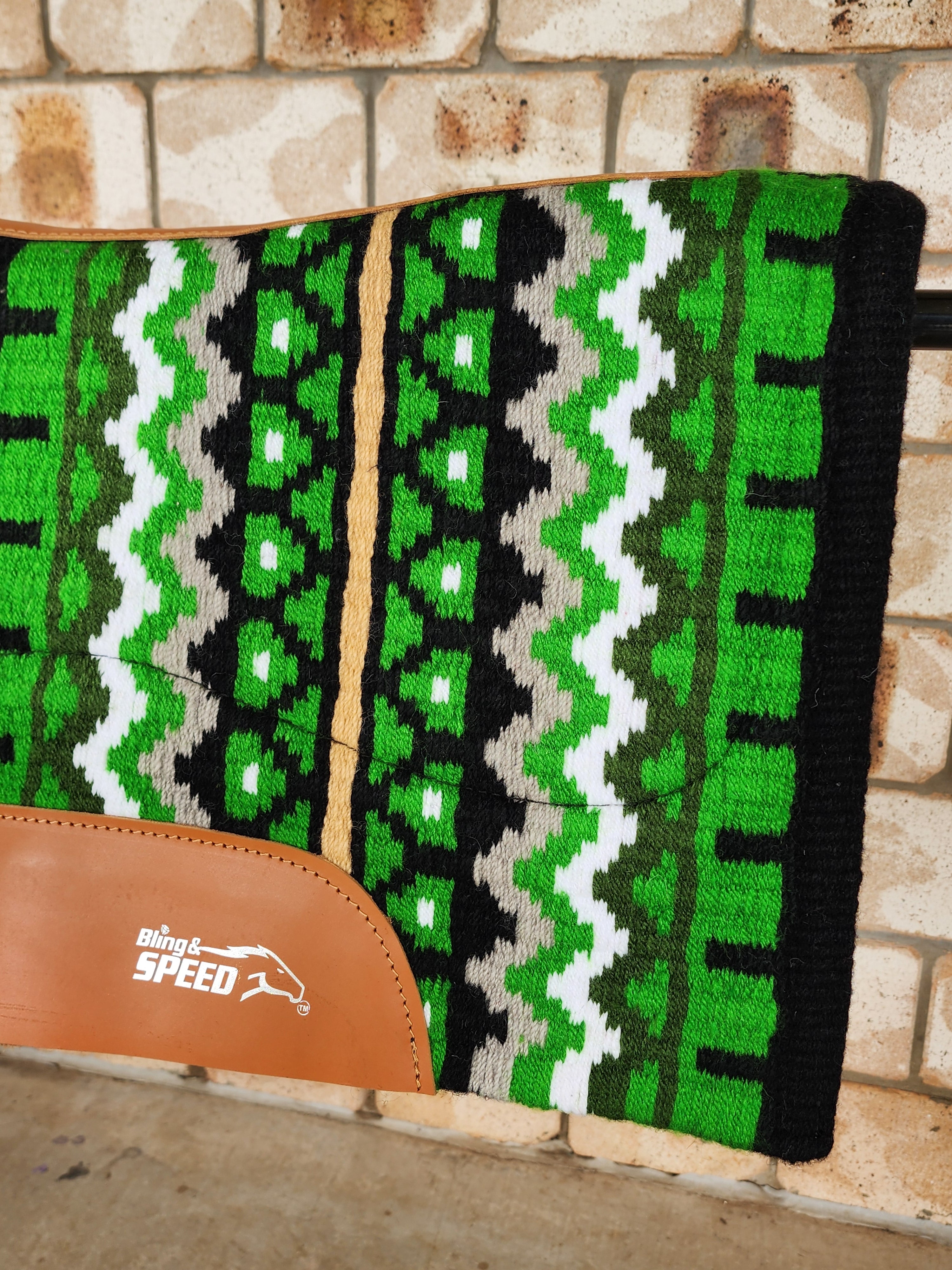 5. Emerald Unicorn Saddle Pad