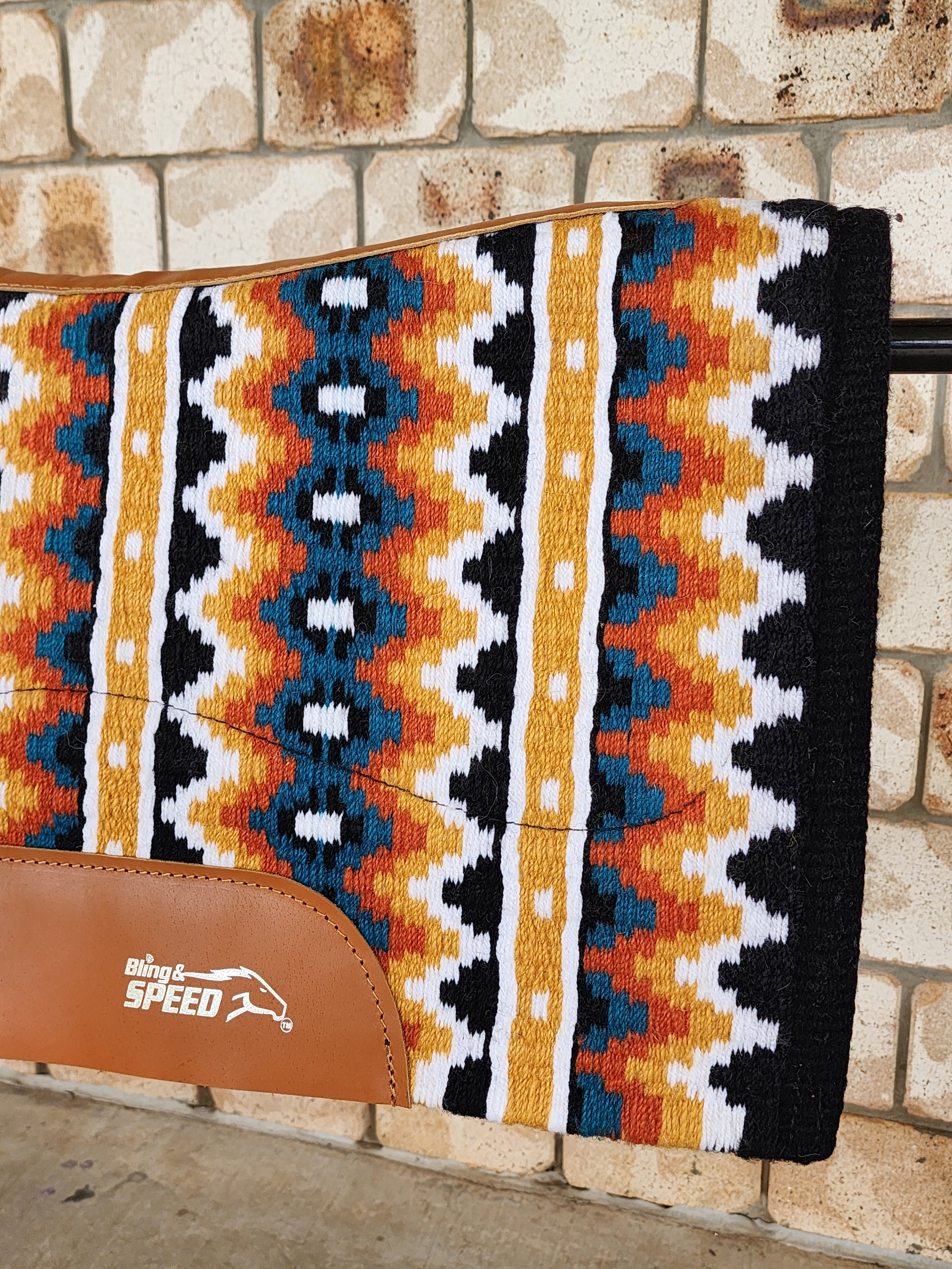 17. Copper Unicorn Saddle Pad