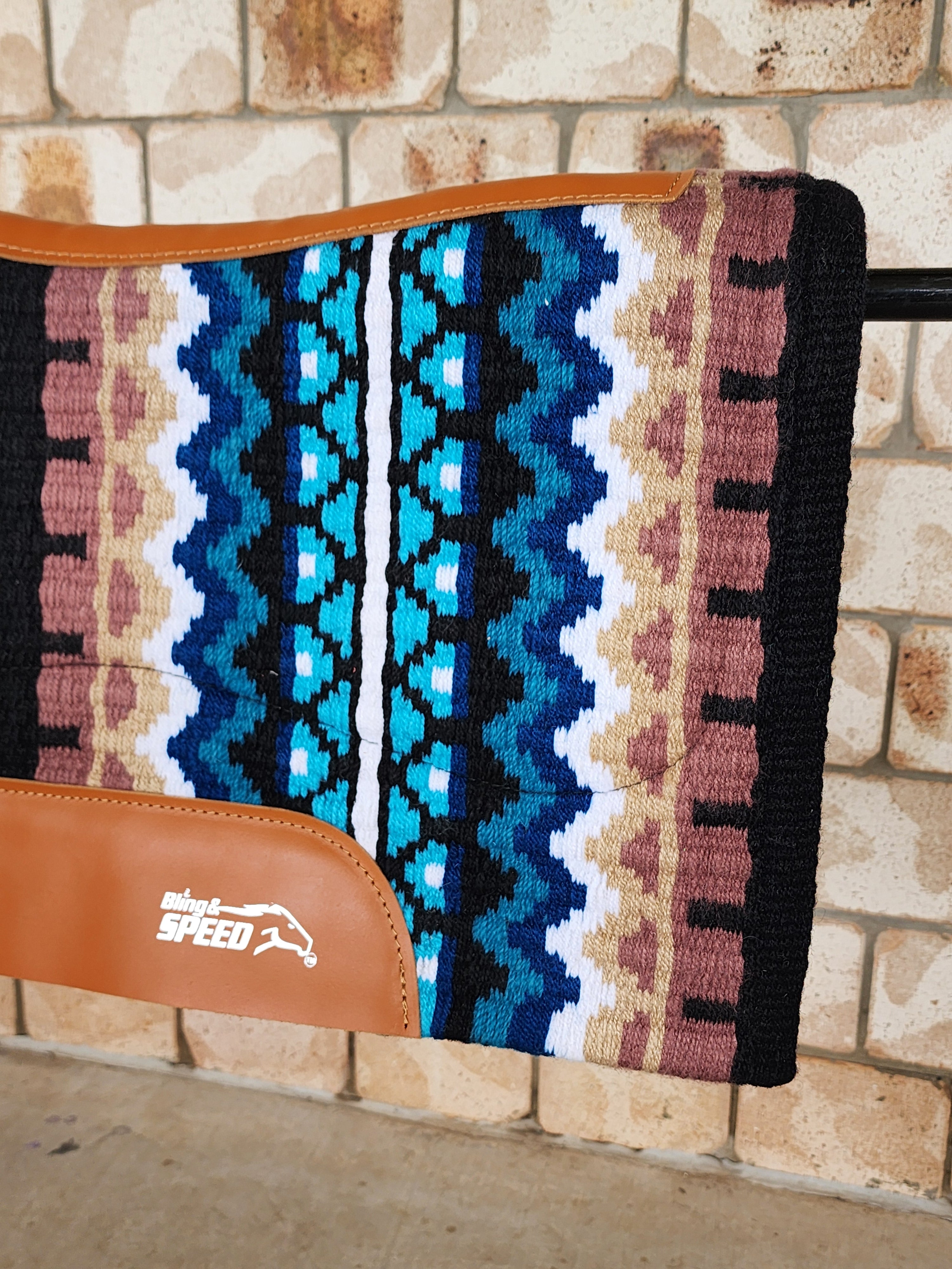 9. Tanzanite Unicorn Saddle Pad