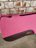 Load image into Gallery viewer, Full Wither and Spine Relief Merino Wool Felt Saddle Pad - Pink