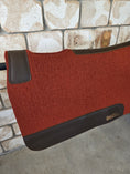 Load image into Gallery viewer, Standard Wither Relief - The Barrel Racer Merino Wool Felt Saddle Pad - Burnt Orange