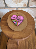 Load image into Gallery viewer, Silently Screaming Inside - Enamel Hat Pin
