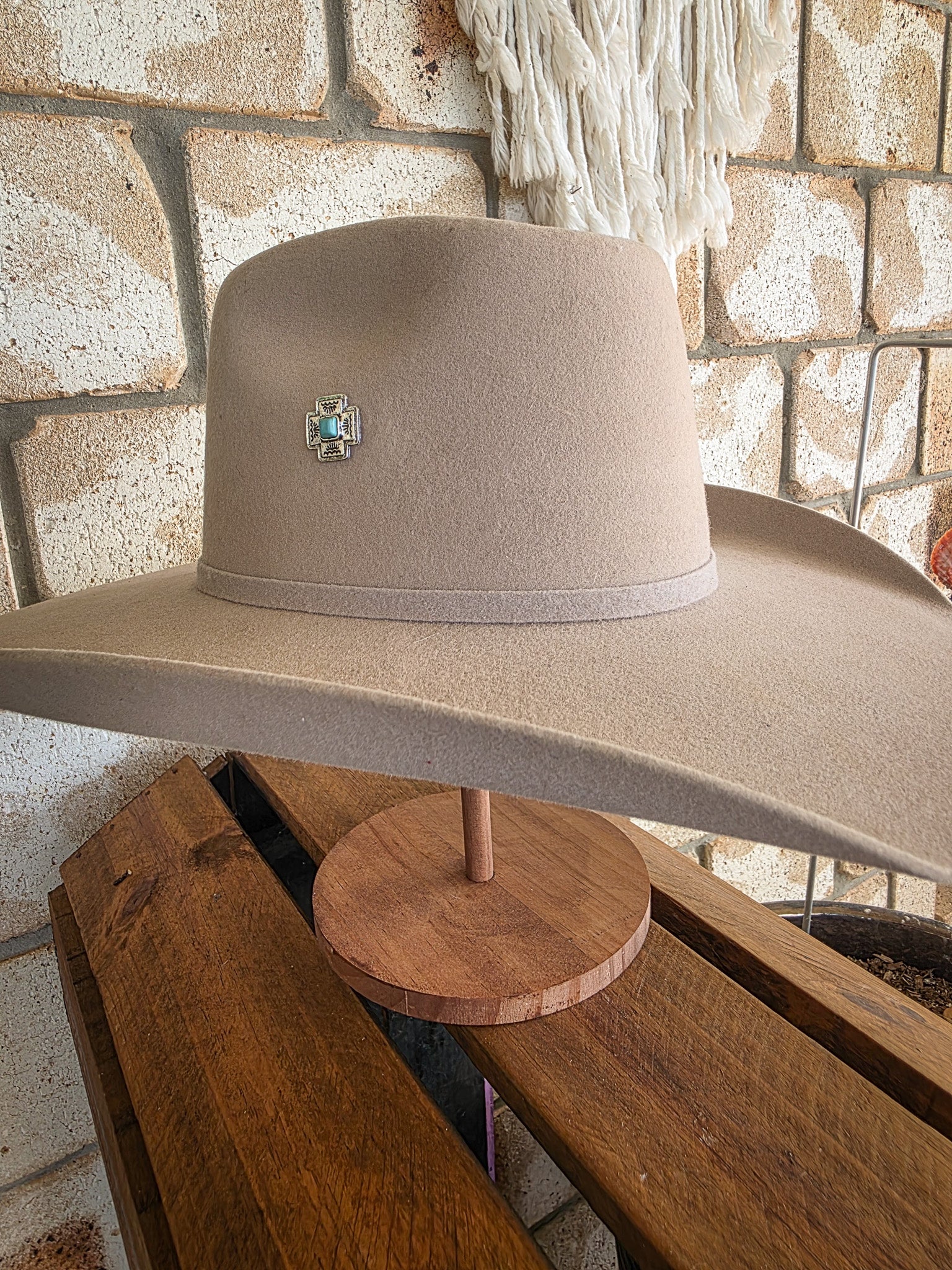 Sundancer & Turquoise Wings - Enamel Hat Pin