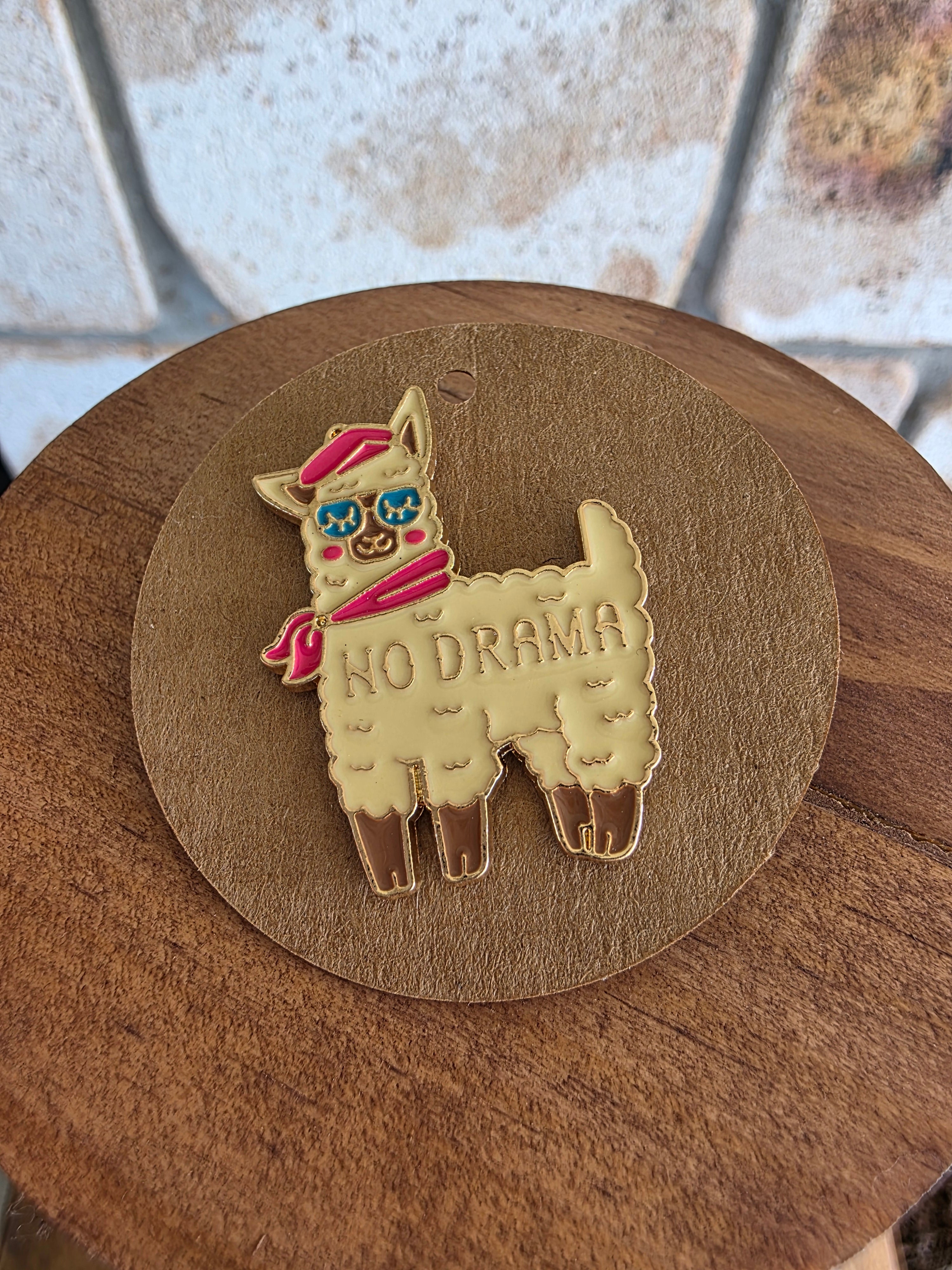 No Drama - Enamel Hat Pin