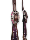 Load image into Gallery viewer, "Pink Reign" Bling Fringe Breast Collar Set