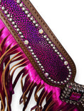 Load image into Gallery viewer, "Pink Reign" Bling Fringe Breast Collar Set