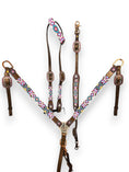 Load image into Gallery viewer, "Southwest Sunset" Beaded Tack Set