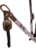 Load image into Gallery viewer, "Southwest Sunset" Beaded Tack Set