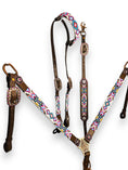 Load image into Gallery viewer, "Southwest Sunset" Beaded Tack Set