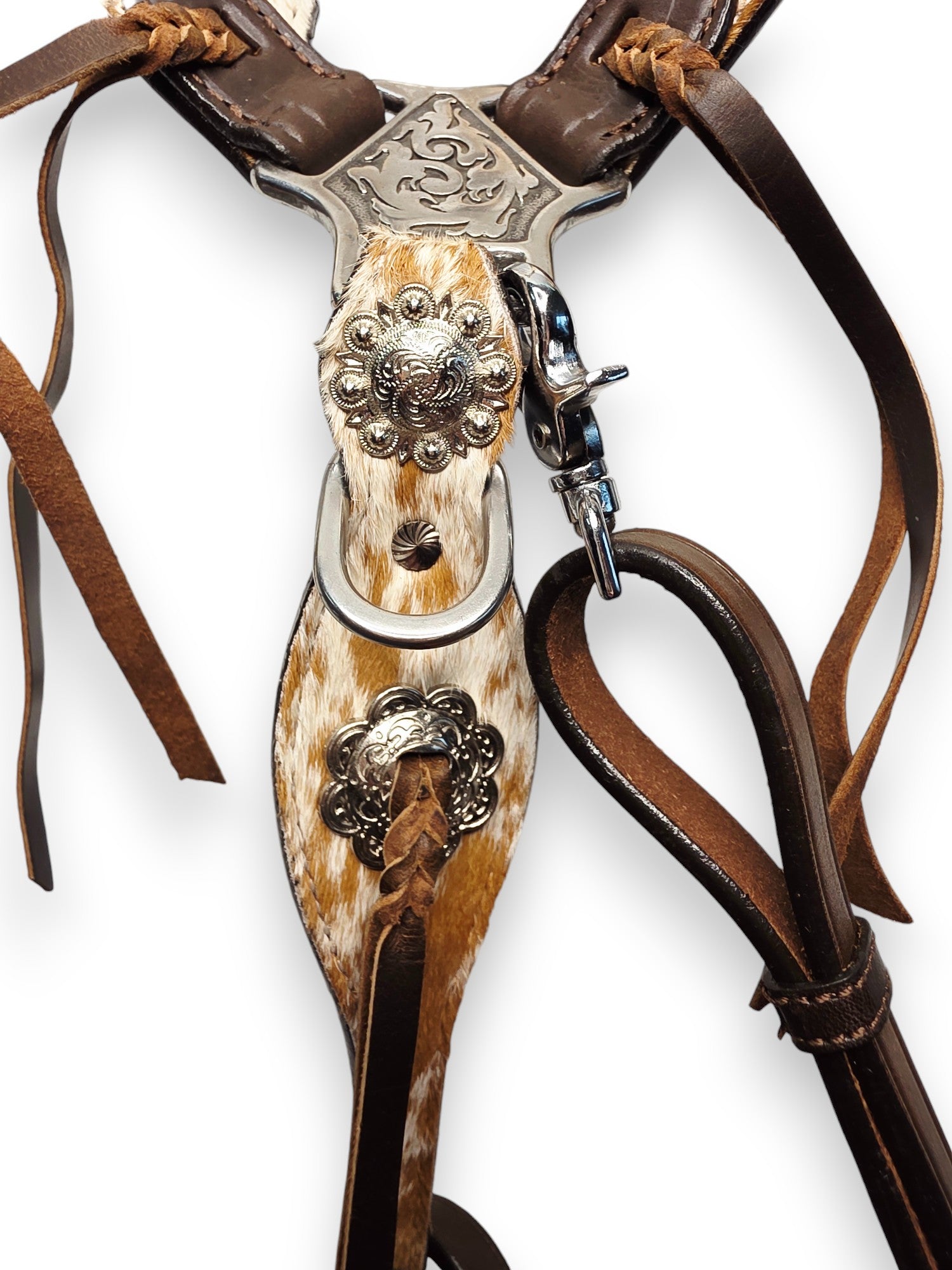 "Cowhide Canyon" Hair-On Western Tack Set