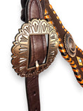 Load image into Gallery viewer, "Sunset Serape" Aztec Leather Tack Set
