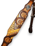 Load image into Gallery viewer, "Golden Mesa" Tooled Leather Floral Tack Set