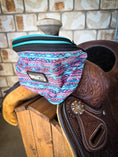 Load image into Gallery viewer, Pommel Saddle Bag - Aztec Turquoise