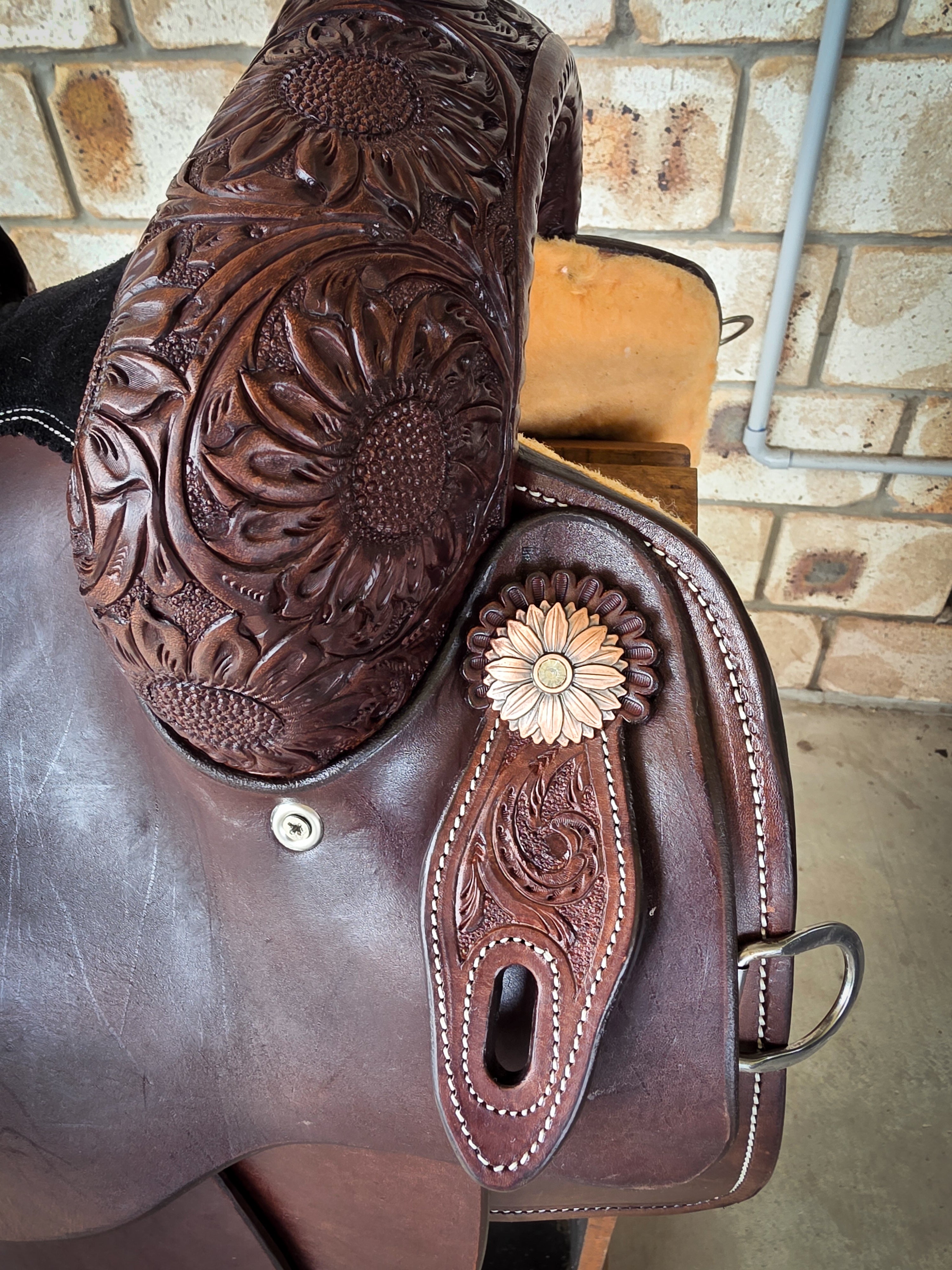 Leather Barrel Saddle - LBS6