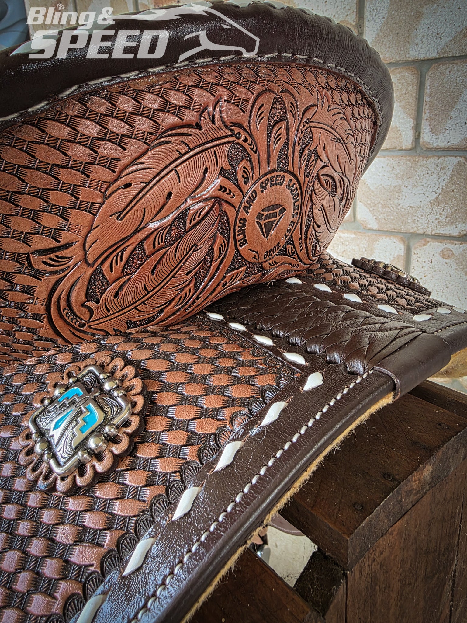 Leather Barrel Saddle - LBS15