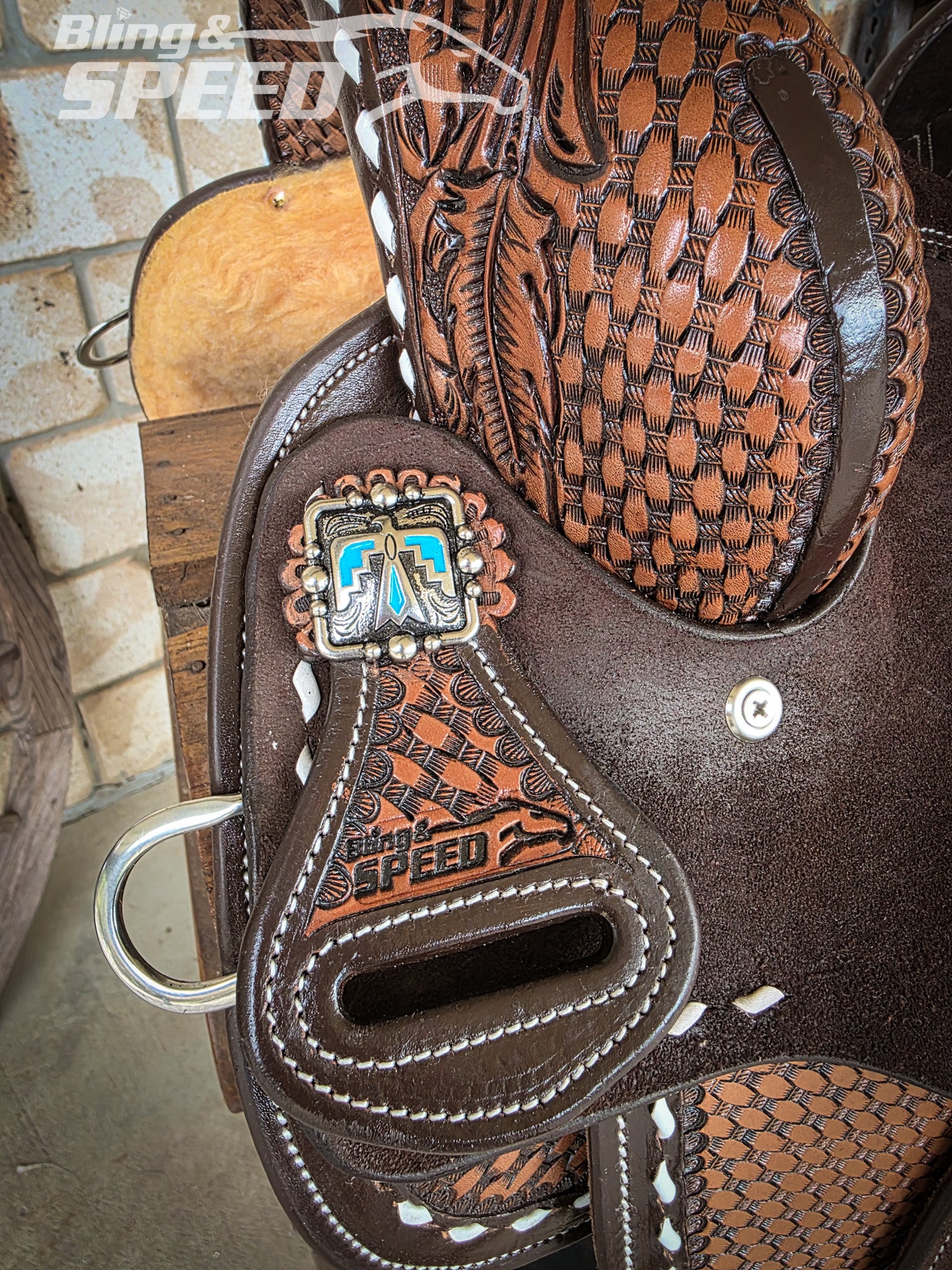 Leather Barrel Saddle - LBS15
