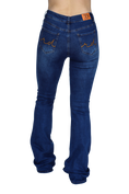 Load image into Gallery viewer, Medium Wash Signature Bootcut Denim Jeans