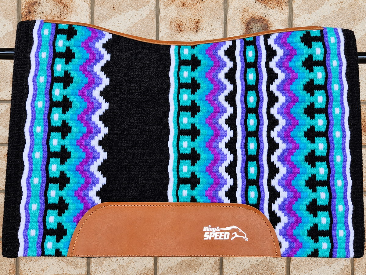 33. Indigo Unicorn Saddle Pad