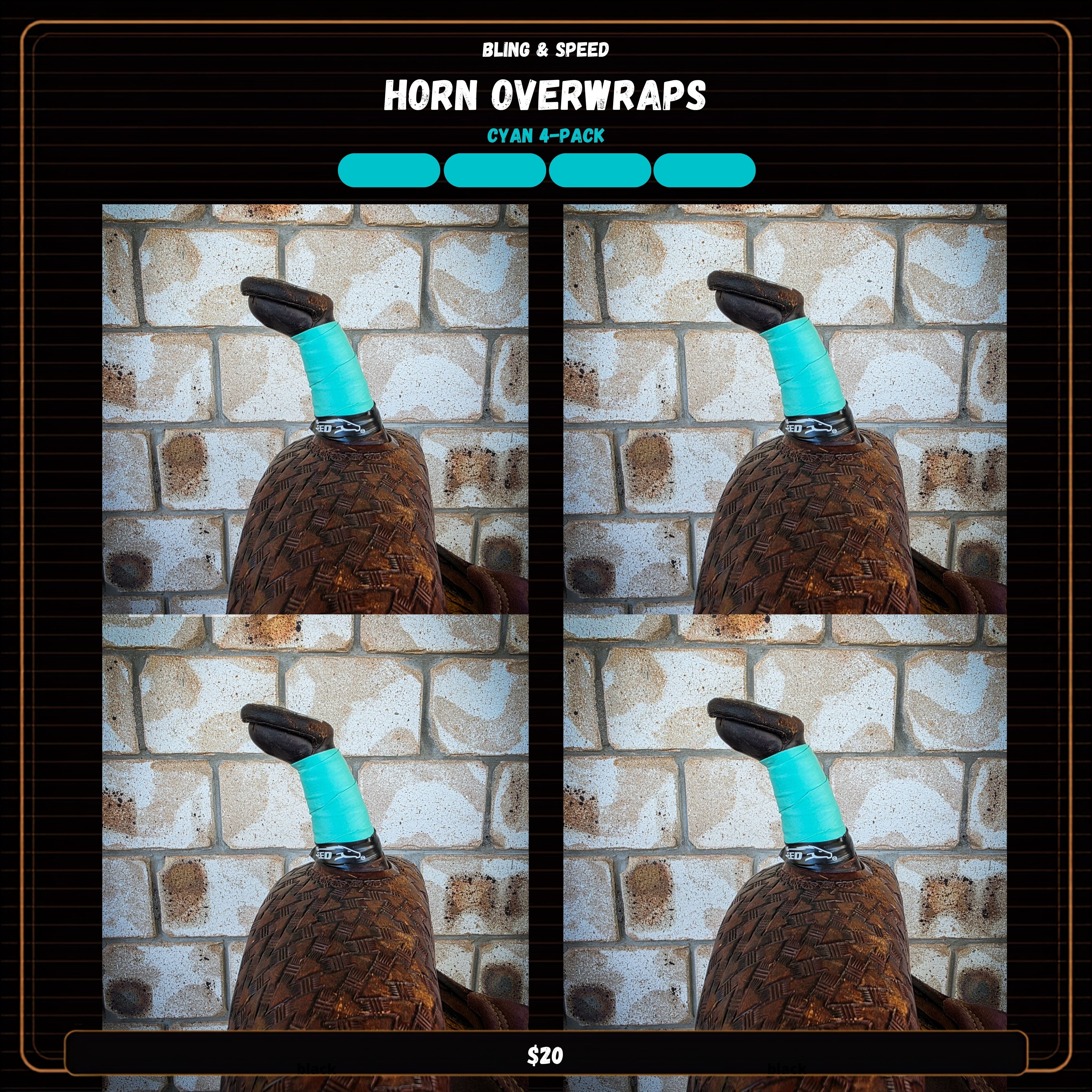 Horn Wrap 4-Pack - 16 Different Pack Options!