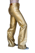 Load image into Gallery viewer, Gold Metallic Signature Trouser