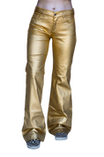 Load image into Gallery viewer, Gold Metallic Signature Trouser