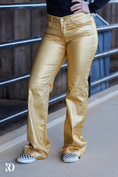Load image into Gallery viewer, Gold Metallic Signature Trouser