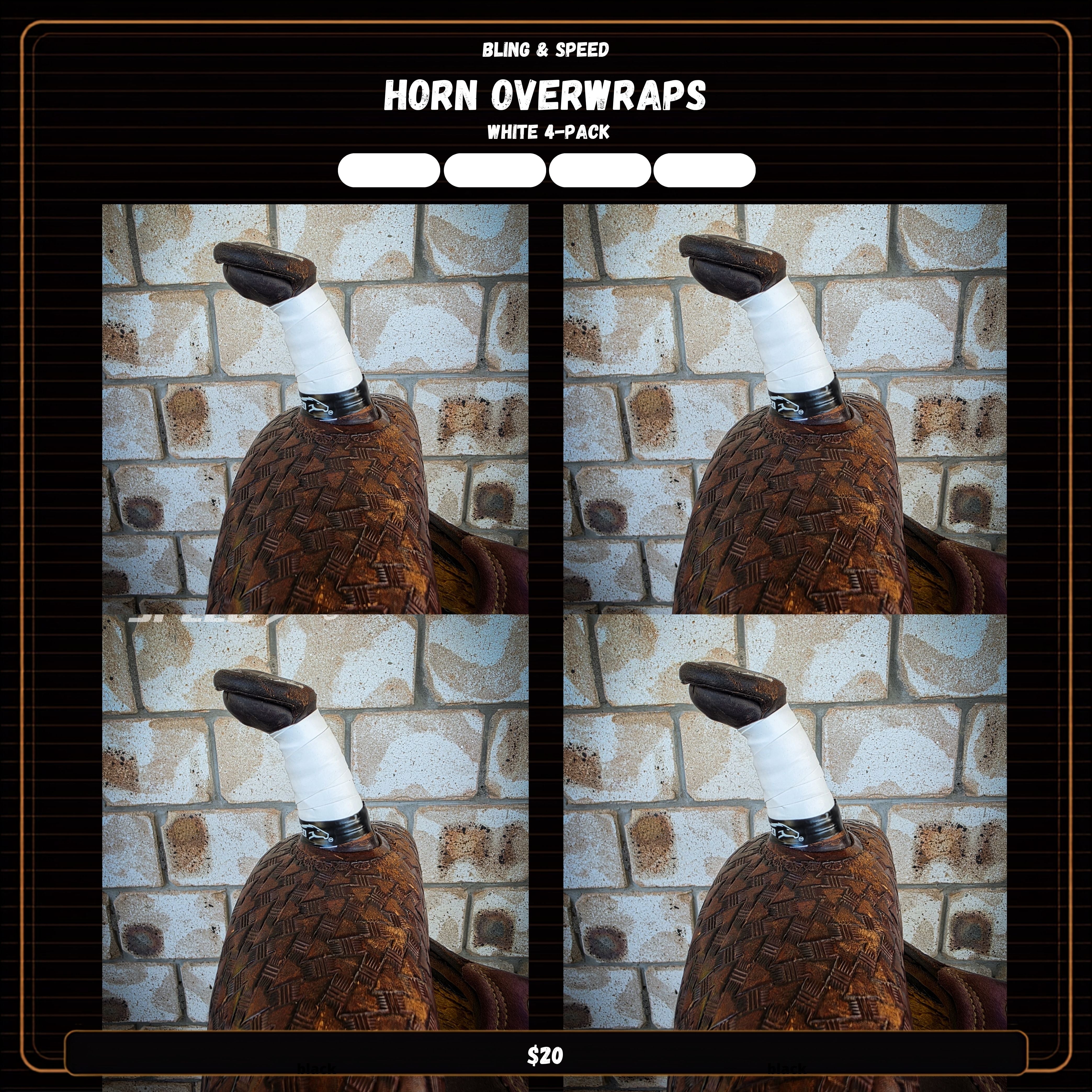 Horn Wrap 4-Pack - 16 Different Pack Options!