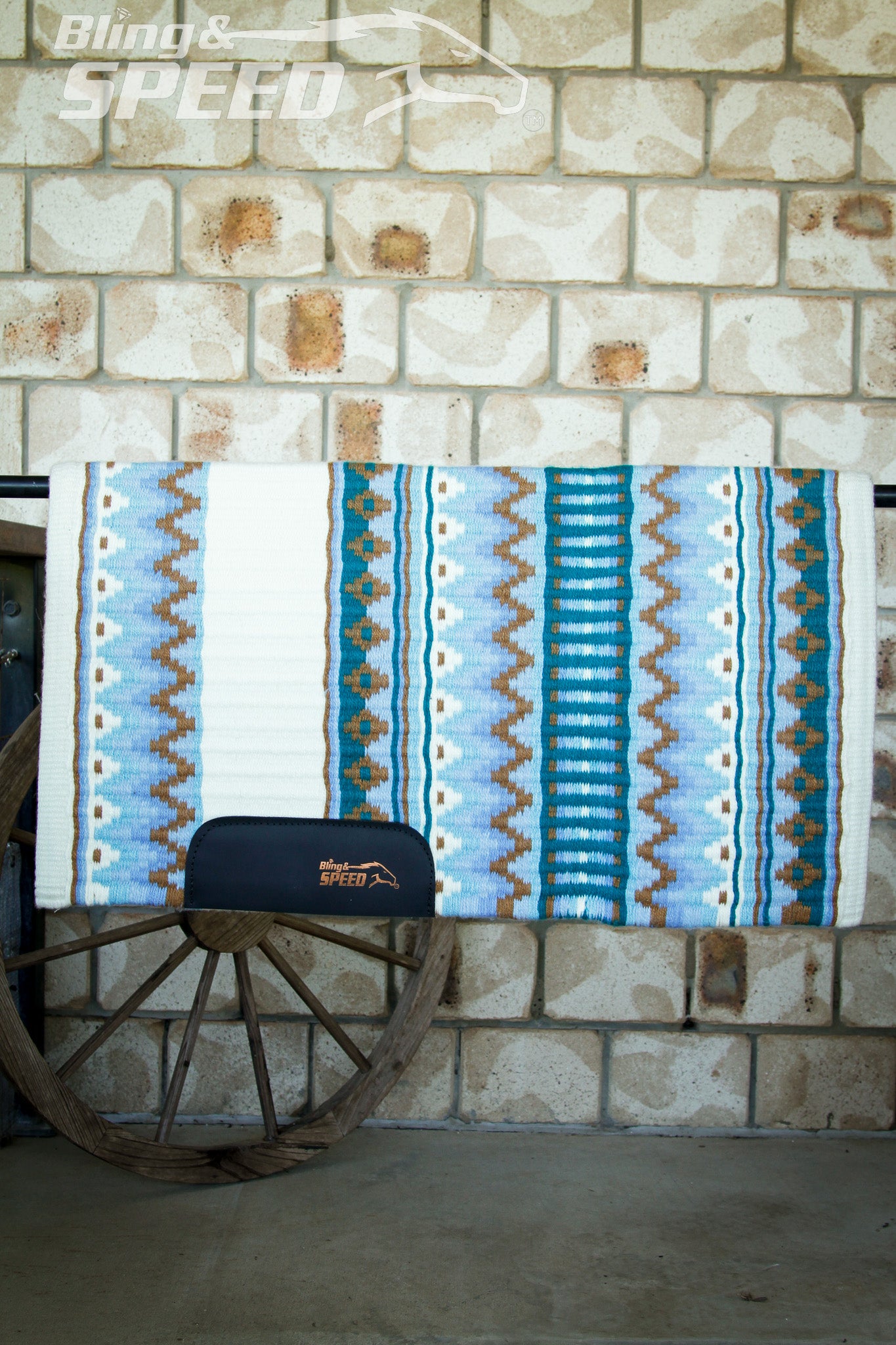 Coastal Mist Show Blanket - 34" Spine