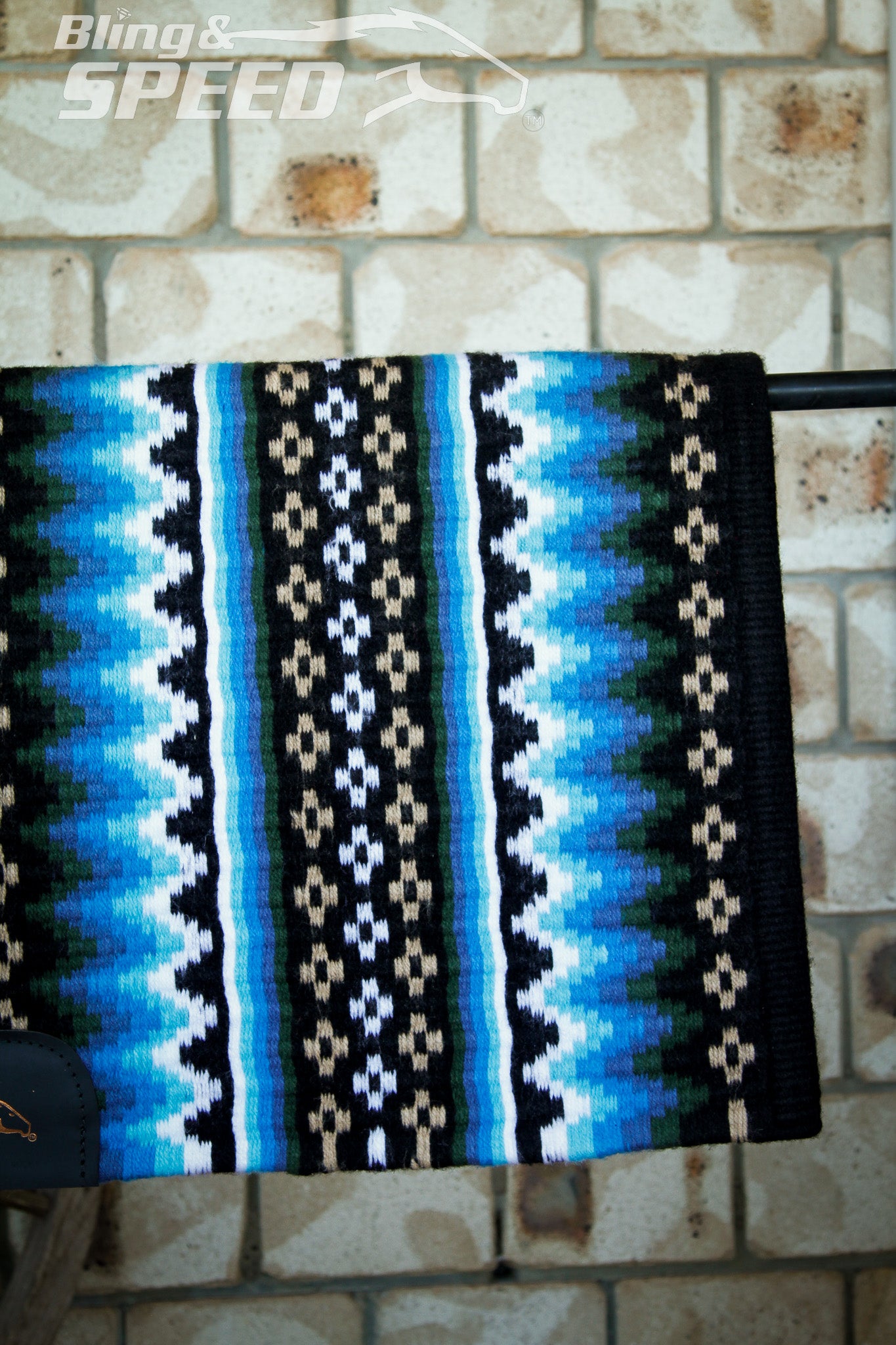 Blue Steel Show Blanket - 34" Spine