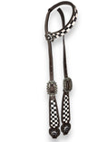 Load image into Gallery viewer, "Checkers & Chrome" Arena Edge Tack Set