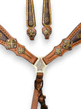 Load image into Gallery viewer, "Gold Rush Glitz" Designer-Inspired Tack Set