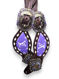 Load image into Gallery viewer, "Violet Reign" Luxe Designer Tack Set