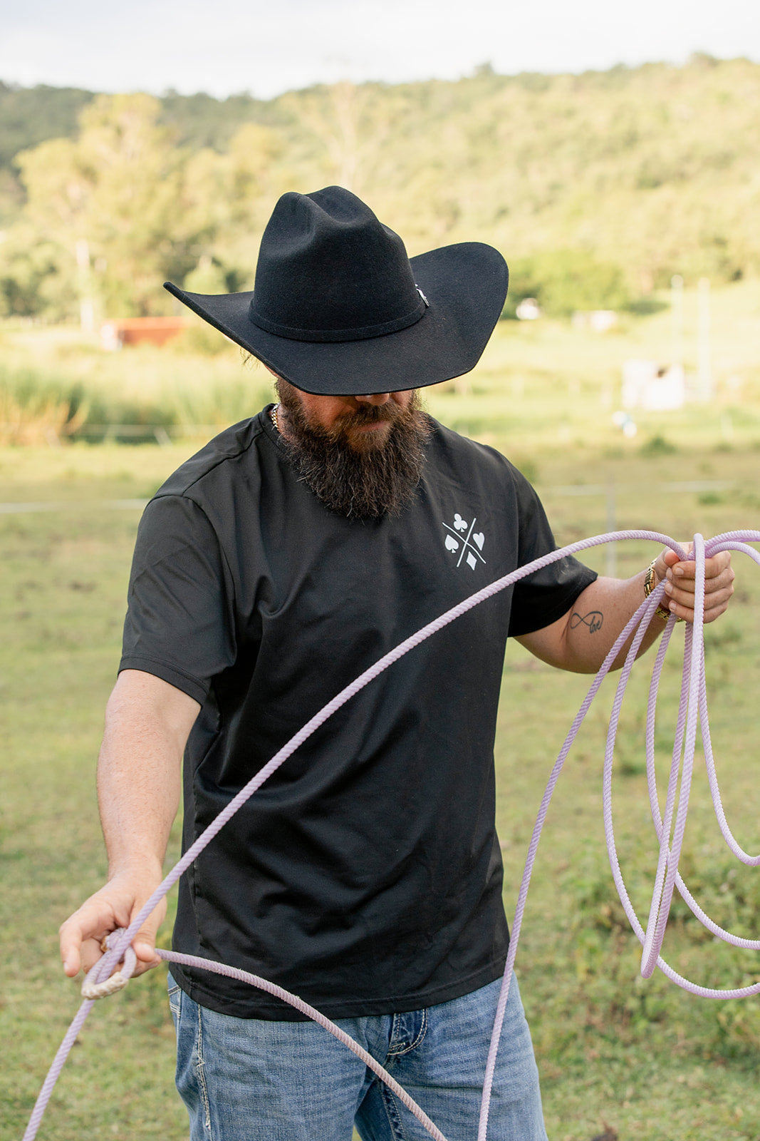 Desert Crown Felt Hat - Black