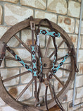Load image into Gallery viewer, Beaded Turquoise Dreams Breastcollar, Bridle and Wither strap Set
