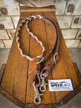 Load image into Gallery viewer, Twisted Bloodknot Barrel Reins - Silver