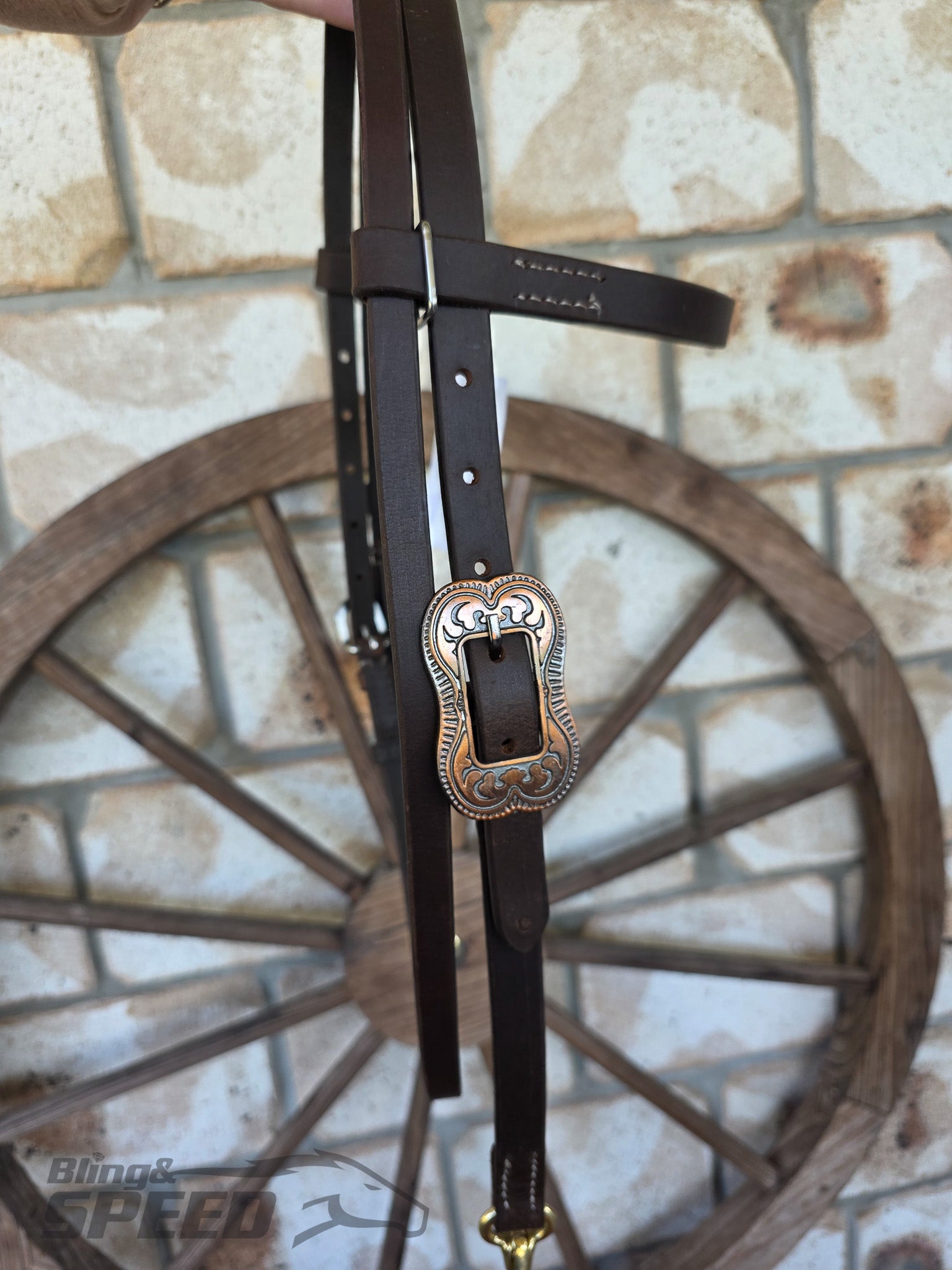 Classic Copper Buckle Quick-Change Bridle
