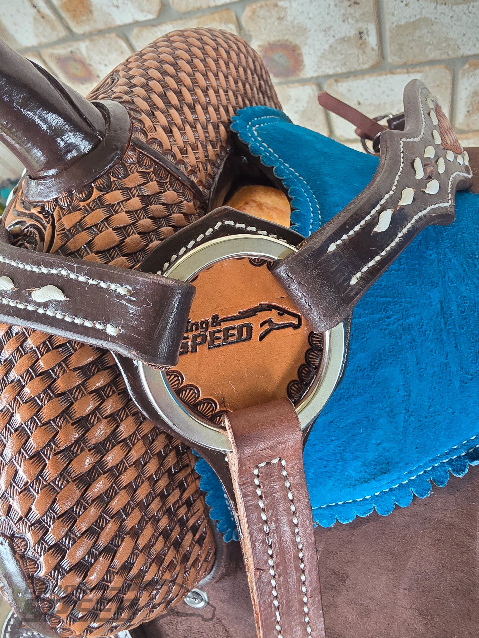 Leather Barrel Saddle - LBS12