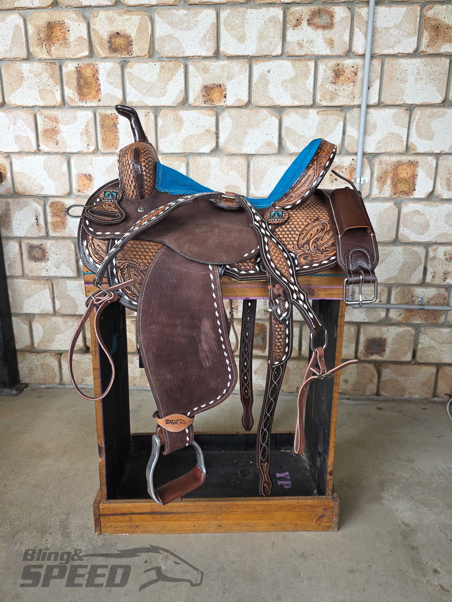 Leather Barrel Saddle - LBS12