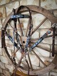 Load image into Gallery viewer, Beaded Skyhigh Breastcollar, Bridle and Wither strap Set