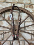 Load image into Gallery viewer, One Ear Plait Bridle with Red Thunderbird Concho