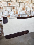 Load image into Gallery viewer, Standard Wither Relief - The Barrel Racer Merino Wool Felt Saddle Pad - Cream