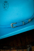 Load image into Gallery viewer, Desert Crown Felt Hat - Turquoise