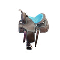 Load image into Gallery viewer, Fort Worth Barrel Race Saddle w/Opti Flex Tree - Turquoise