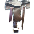 Load image into Gallery viewer, Fort Worth Barrel Race Saddle w/Opti Flex Tree - Turquoise