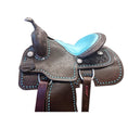 Load image into Gallery viewer, Fort Worth Barrel Race Saddle w/Opti Flex Tree - Turquoise