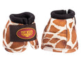 Load image into Gallery viewer, Fort Worth Ballistic No-Turn Bell Boots Giraffe - Limited Edition
