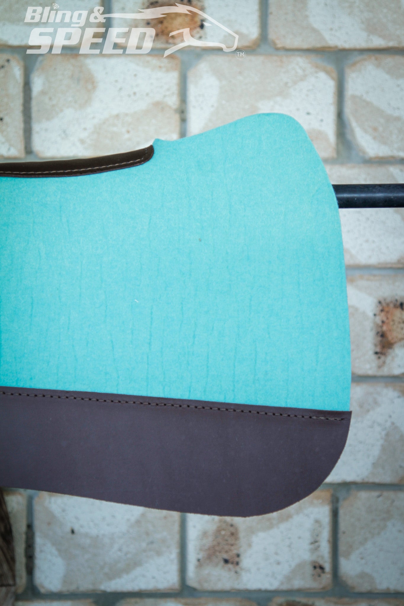 Mint Full Wither Relief - Round Skirt Merino Wool Barrel and Fender Saddle Pad