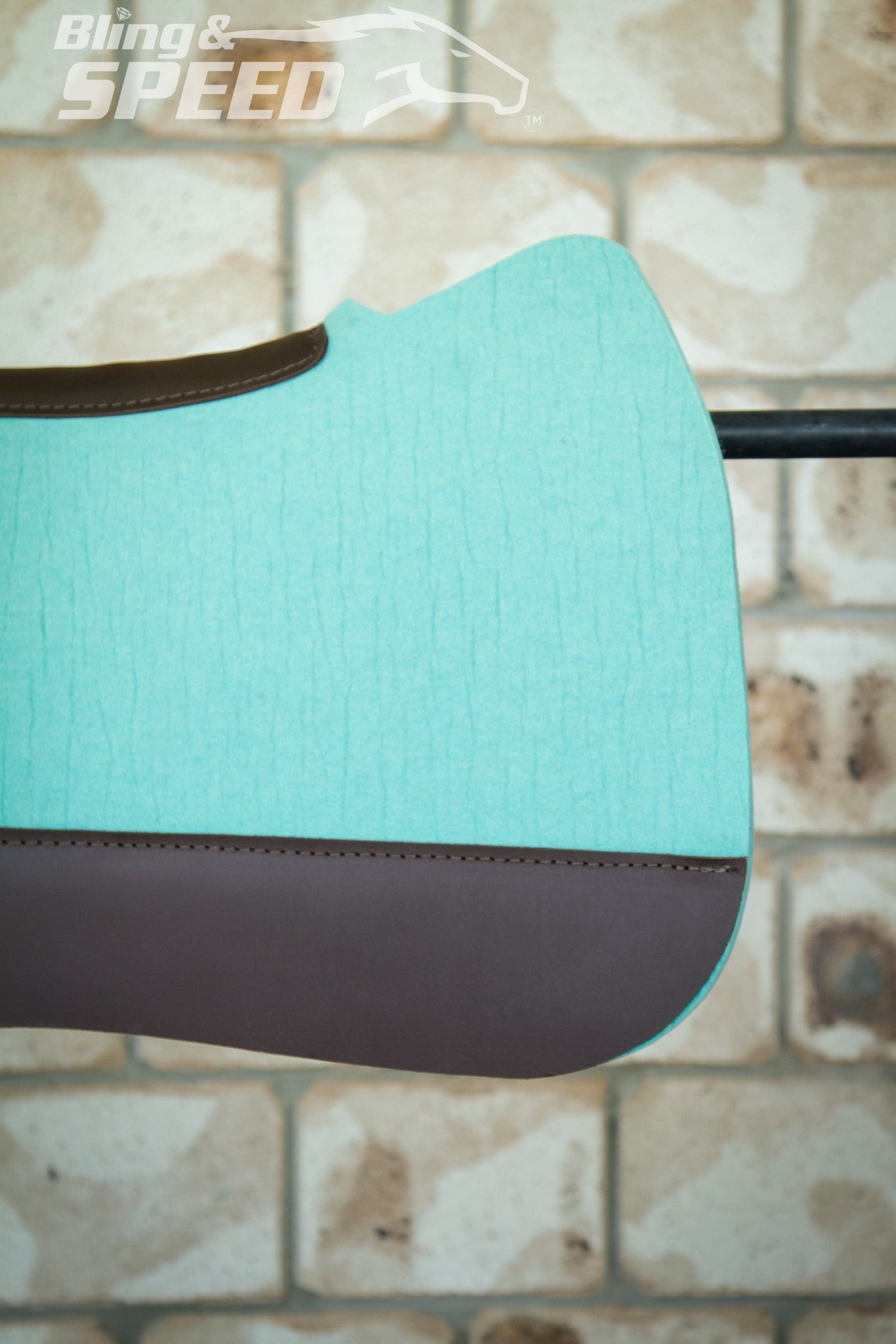 Full Wither Relief Merino Wool Felt Saddle Pad - Mint